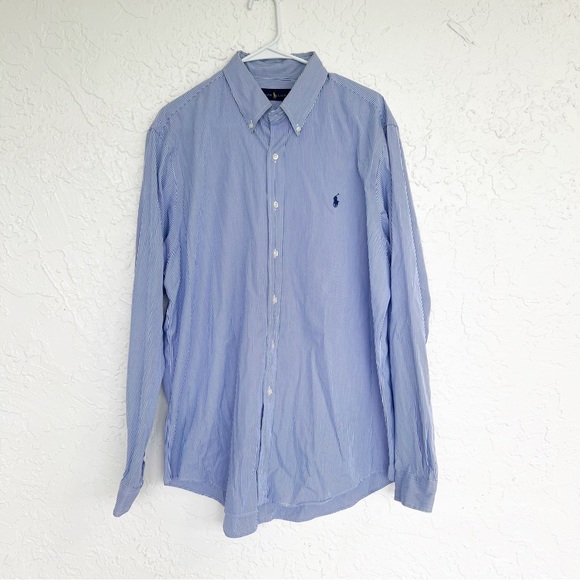 Ralph Lauren Other - Ralph Lauren Blue Striped Long Sleeve Button Down Shirt